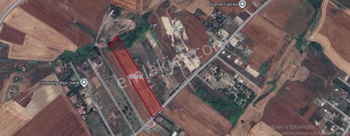 Arnavutköy Çilingirde Satılık Tarla , 9,800 M2 Cadde Cephe Tek Tapu Yolu Var - Görsel 6