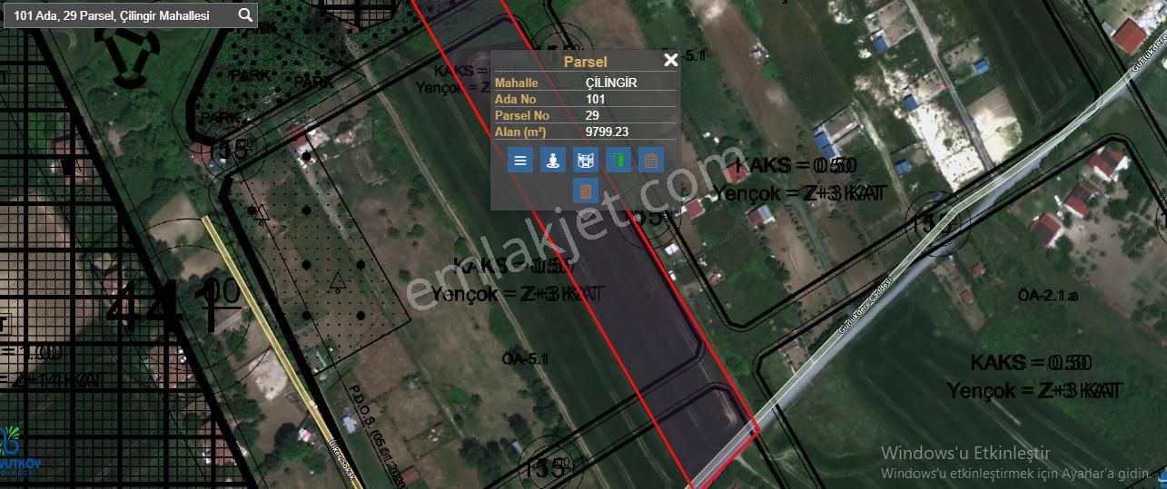 Arnavutköy Çilingirde Satılık Tarla , 9,800 M2 Cadde Cephe Tek Tapu Yolu Var - Görsel 9