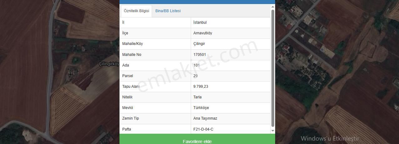 Arnavutköy Çilingirde Satılık Tarla , 9,800 M2 Cadde Cephe Tek Tapu Yolu Var - Görsel 12