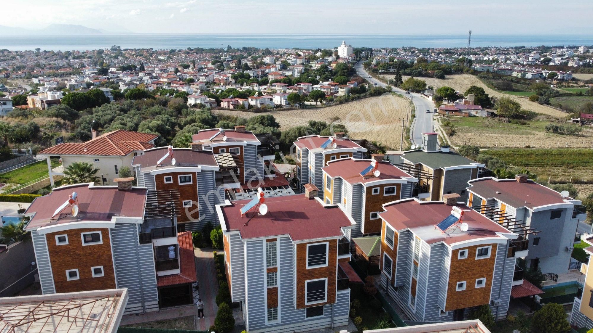 Kuşadası Soğucakta 4+2 Havuzlu 85 M2 Taban Deniz Manzaralı Satılık Villa - Görsel 5