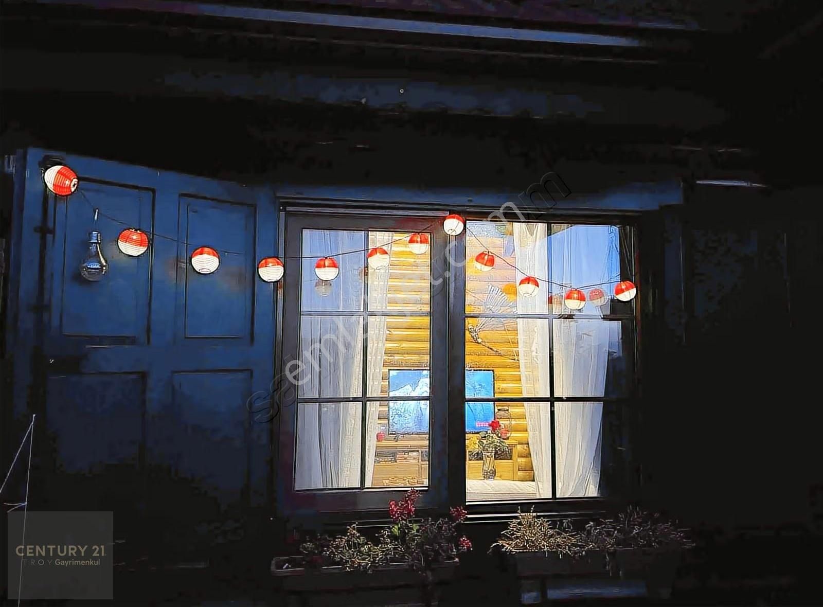 Satılık Özel Tasarım İthal Tomruk Ev - Görsel 20