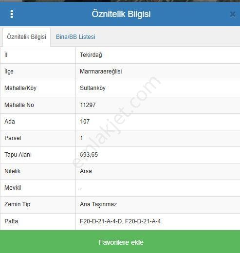 Tekirdağ Sultanköy'de Satılık İmarlı Arsa - Görsel 11