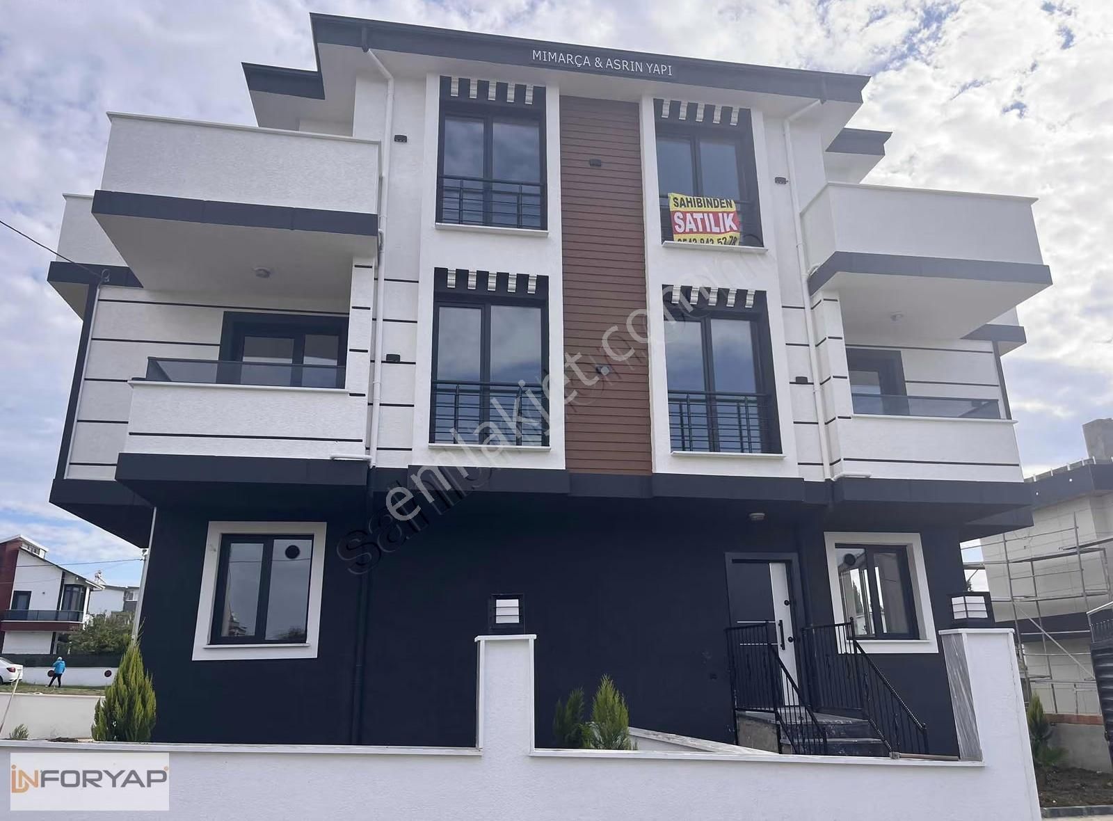 ꧁inforyap꧂ Deniz Manzaralı Geniş Teraslı Fırsat 4+1 Yazlık