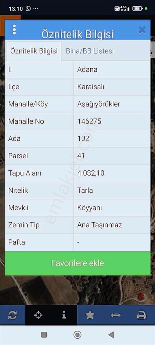 Boran Gayrimenkul Den Karaisalı Merkeze 1 Km. Mesafede Tek Tapu - Görsel 18