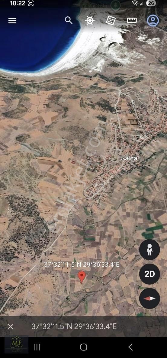Yolusuyu Var Salda Gölüne Yakın. Yerleşim Yakın Yapı Yapılabilir - Görsel 6