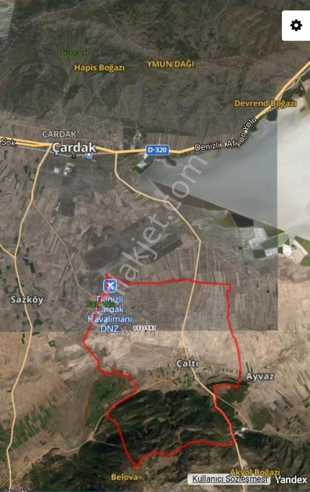 Denizli Çardak Çaltı Havaalanına 1,9 Km Uzaklıkta Satılık Bahçe - Görsel 15