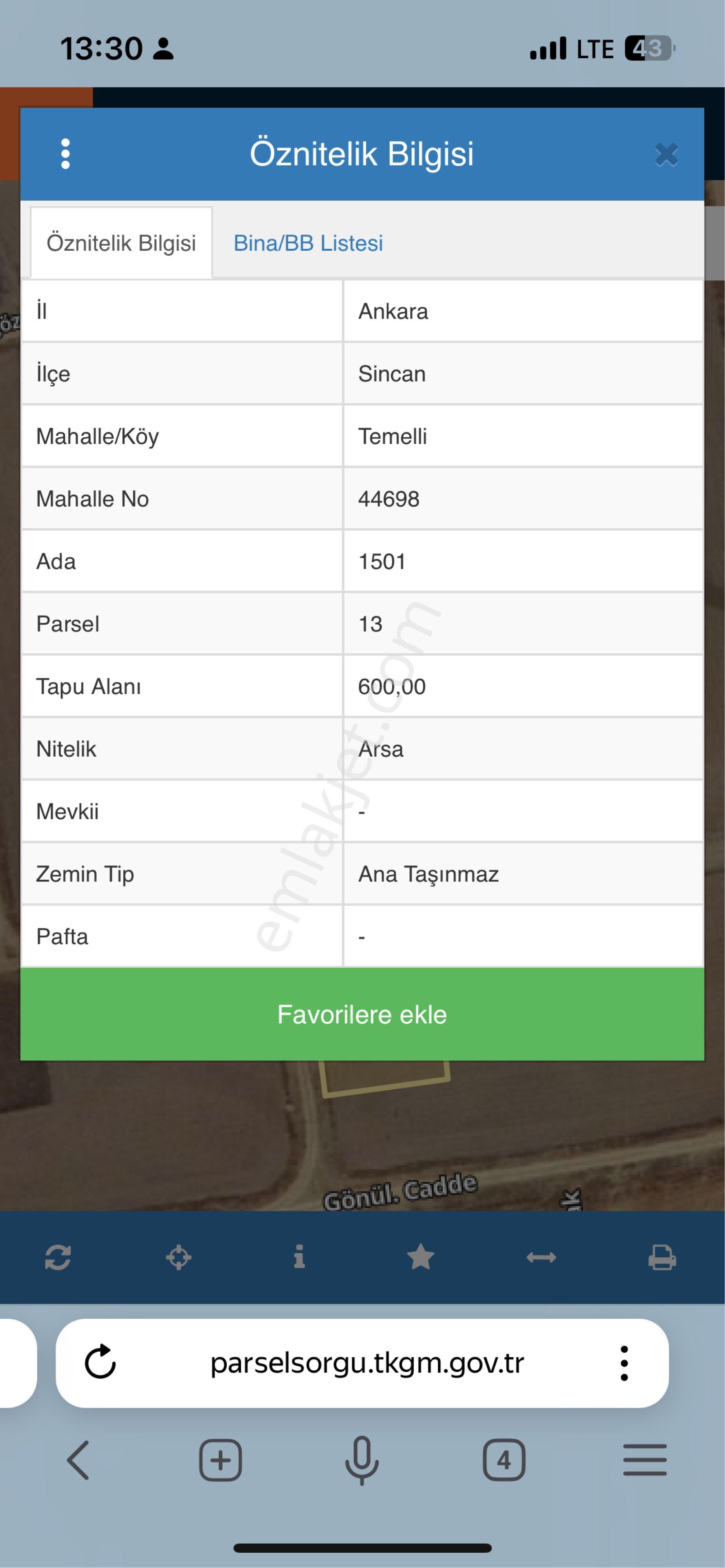 Temelli Tse Kalite Kampüsü Karşısında Projeli Satılık Villa Arazisi