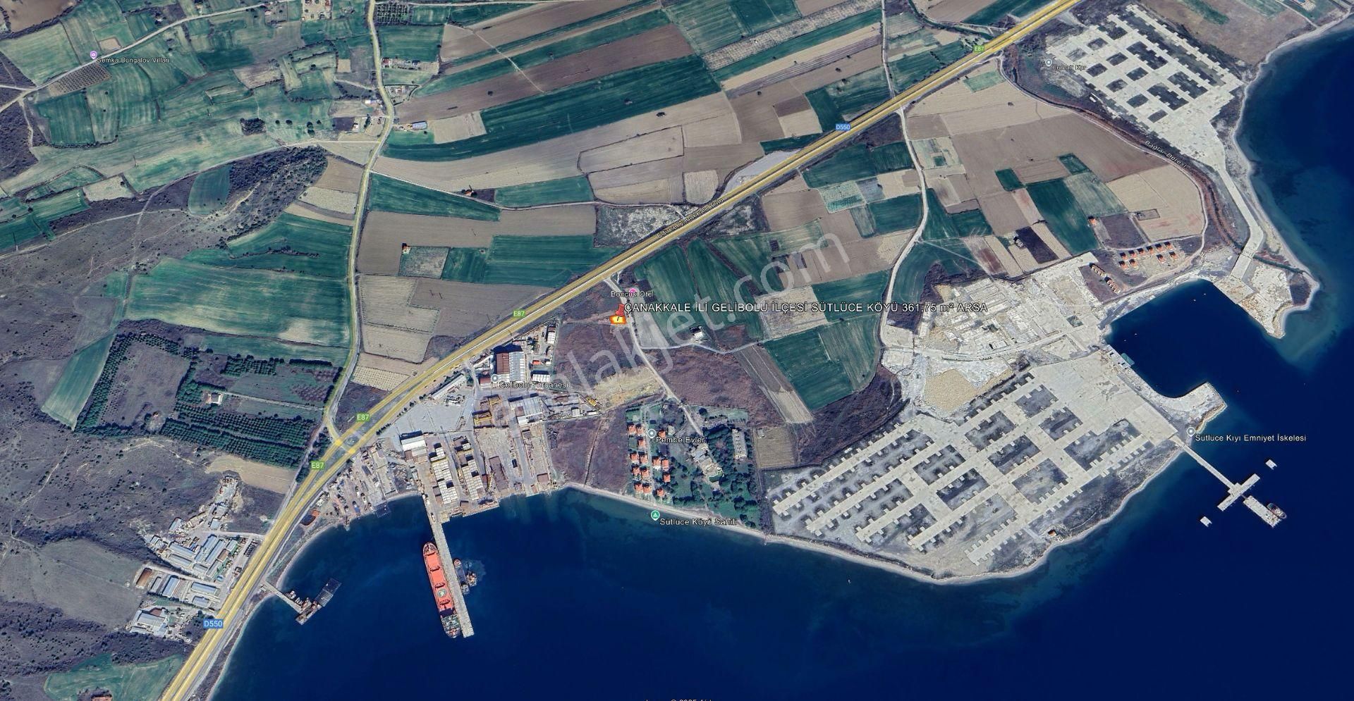 Çanakkale Gelibolu Sütlüce Köyü'nde 361,75 M² Arsa - Görsel 2