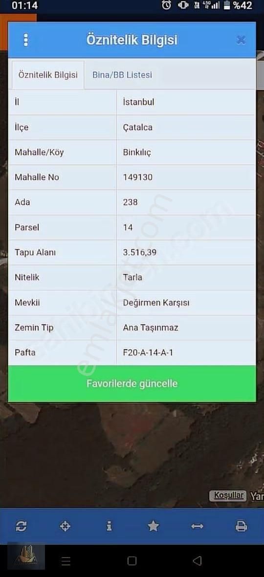 Binkılıç'ta Mükemmel Konumda Satılık Tarla - Görsel 2