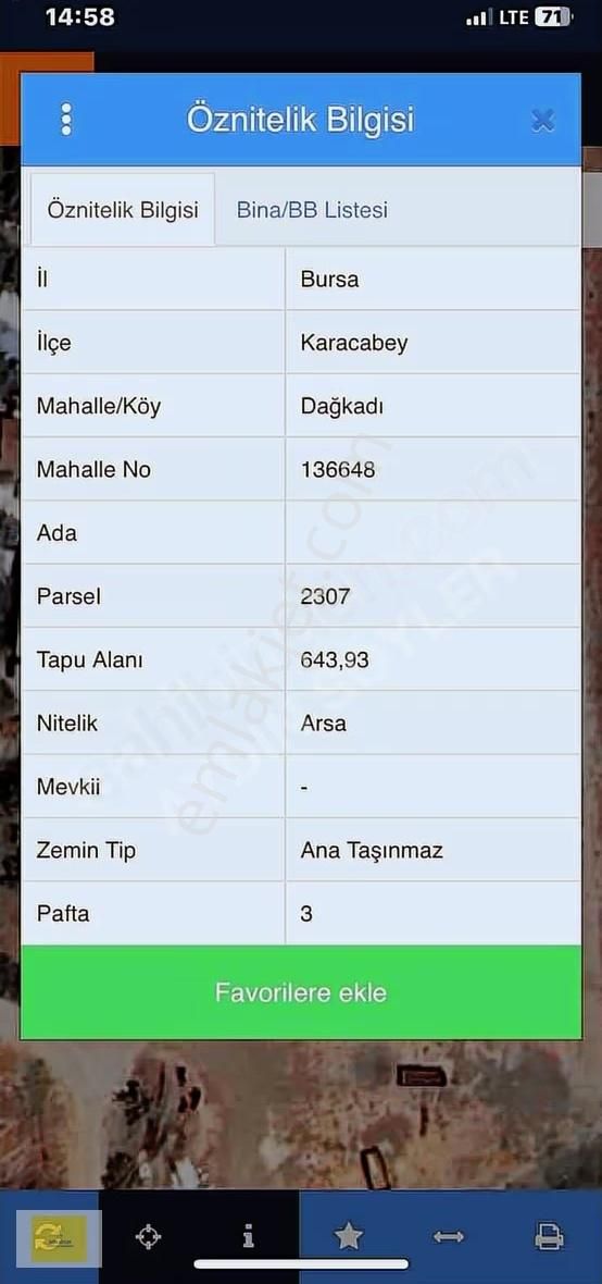 Karacabey Dağkadı Köyünde Satılık Arsa 644 M2 - Görsel 8