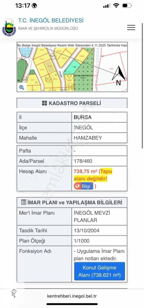 Emin Yerlikaya`dan Villa İmarlı Arsa - Görsel 2