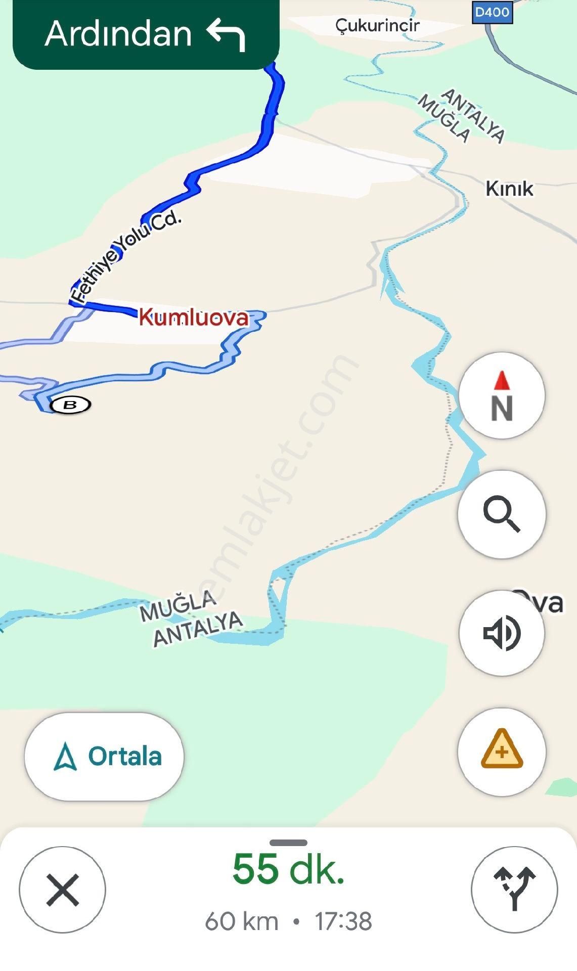 Muğla/seydikemer Kumluova Mah. 700 M² Satılık Arsa - Görsel 16