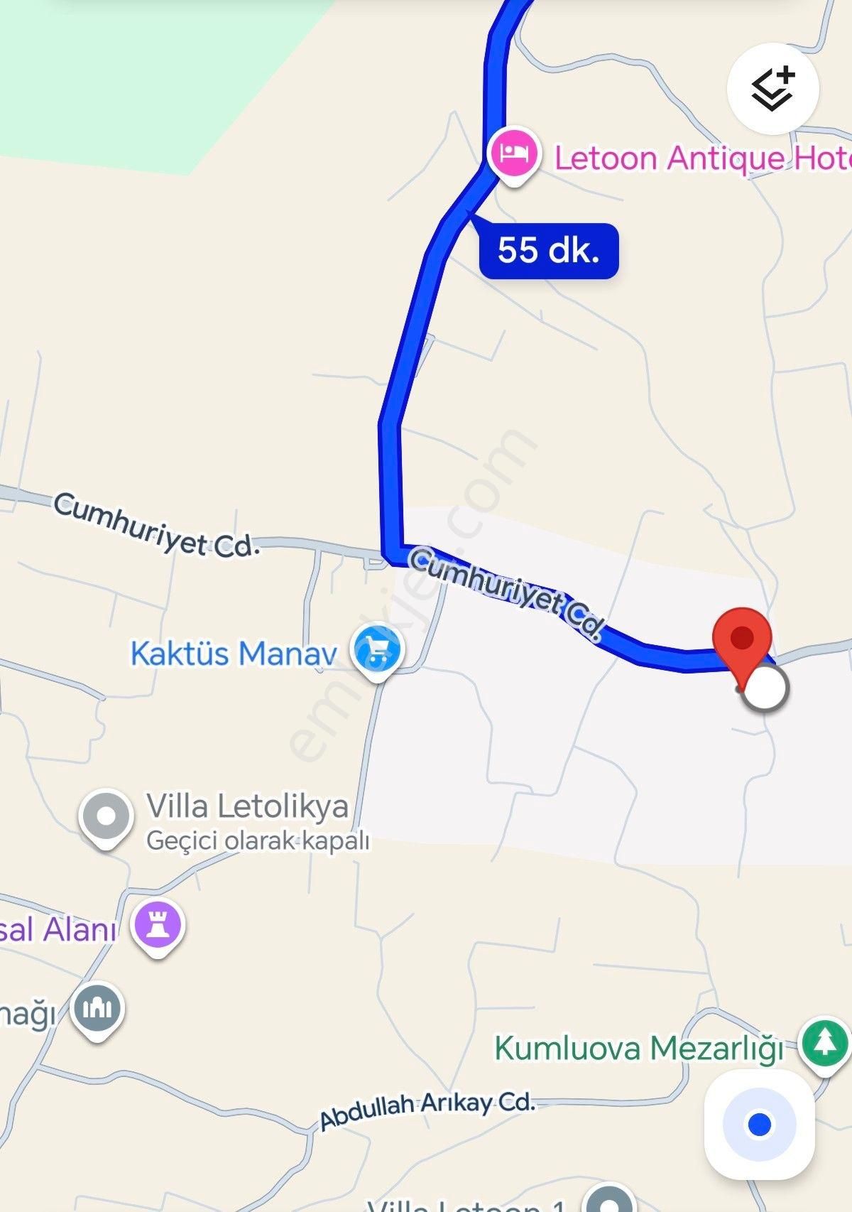 Muğla/seydikemer Kumluova Mah. 700 M² Satılık Arsa - Görsel 17