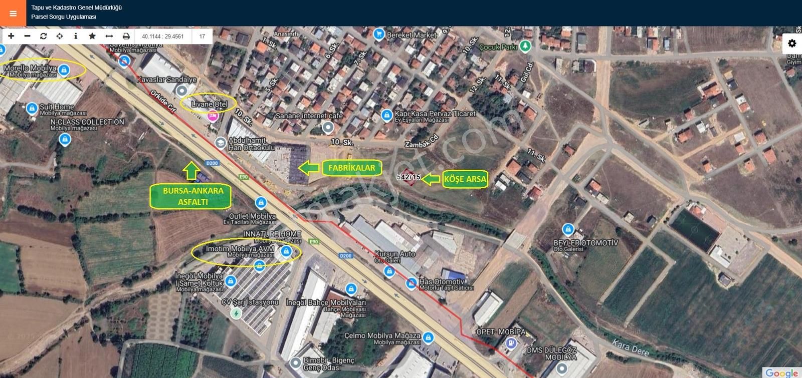 Ulucan'dan İnegöl Akhisar'da Mükemmel Köşe Arsa - Görsel 4