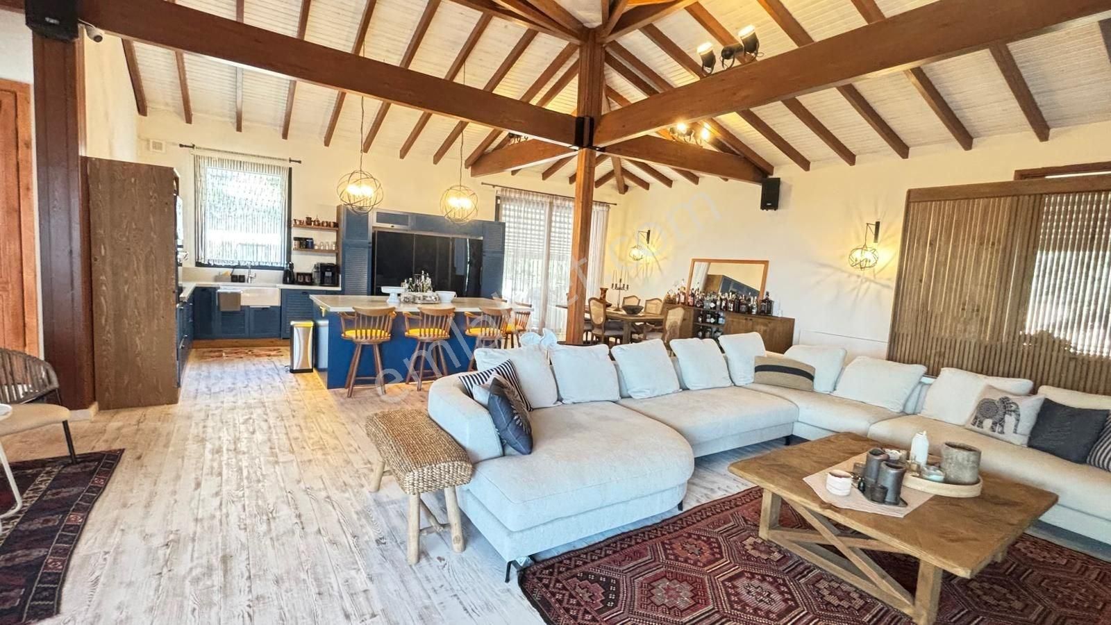 Çökertme Sahilinde Tam Müstakil 3+1 Özel Havuzlu Taş Villa Ve Arsası - Görsel 5