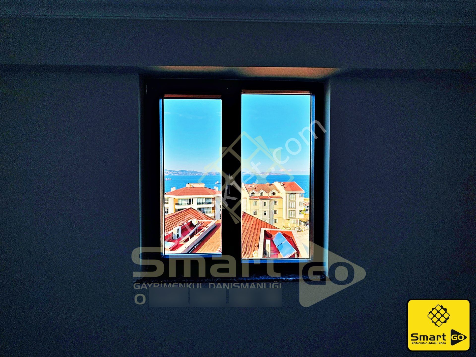 Hacıyusuf'ta 1+1 Deniz Manzaralı Eşyalı Kiralık Daire - Görsel 24