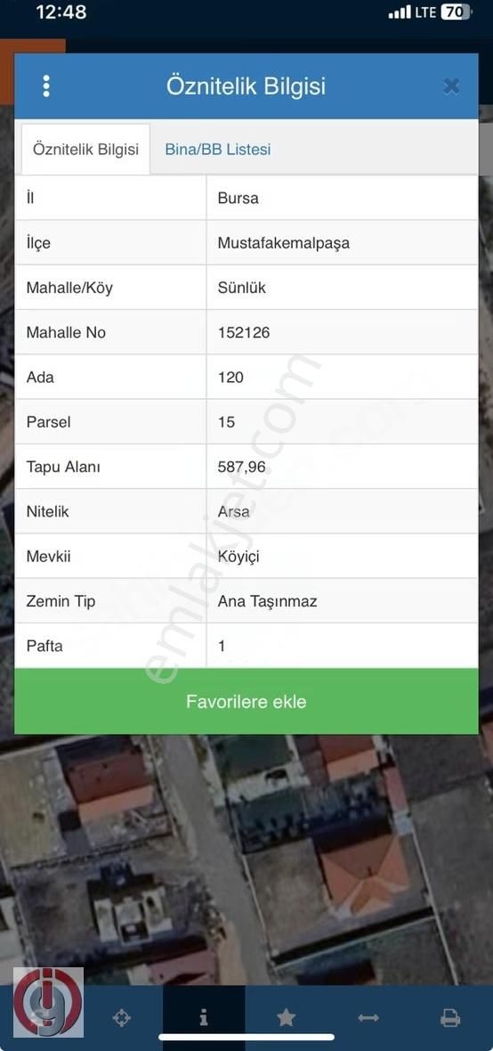 İnceoğlundan Sünlük'te Villa İmarlı Arsa - Görsel 9