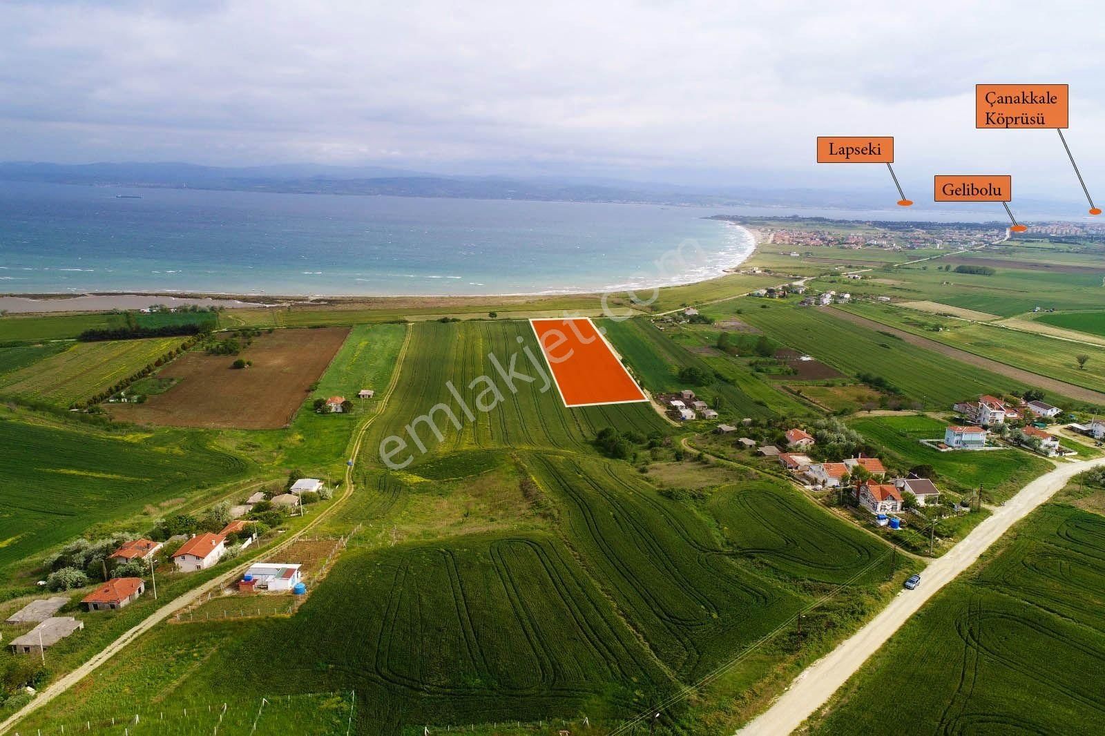 Çanakkale Gelibolu 420 Mt Deniz Manzaralı Arsa - Görsel 9