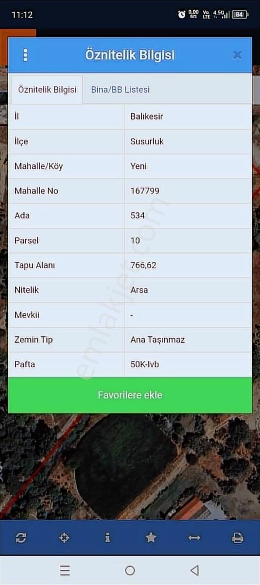 Susurluk Yeni Mahallede Ticari İmarlı Satılık Arsa 766 M² - Görsel 3