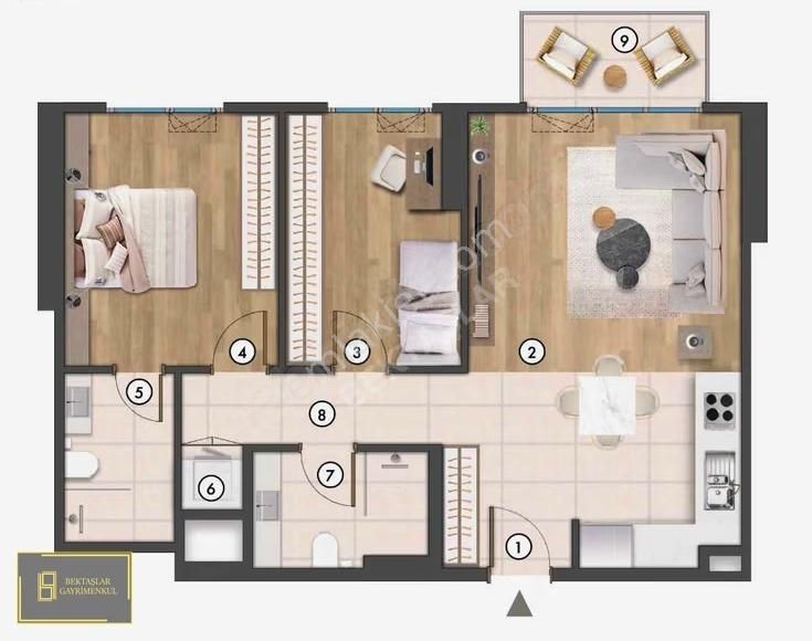 Emlak Konut Yeni Fikirtepe 3. Etapta Satılık (2+1) - Görsel 7