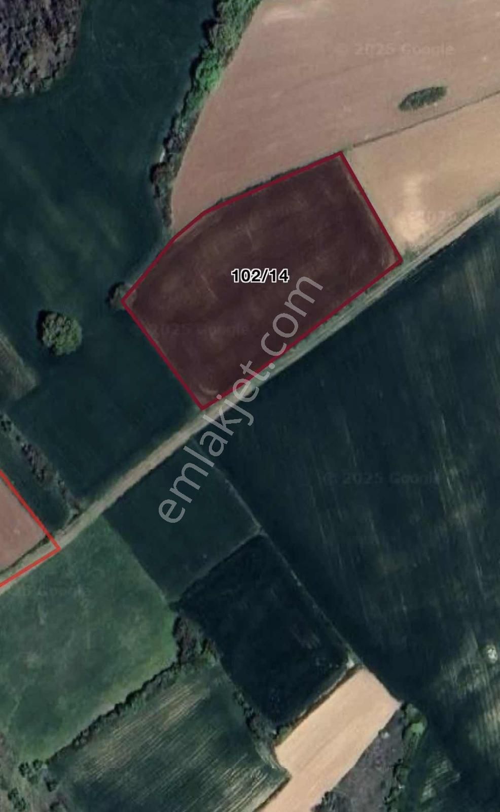 Sinan Emlaktan Boydan Boya Yola Cephe Manzaralı 5700 M2 Tarla - Görsel 5