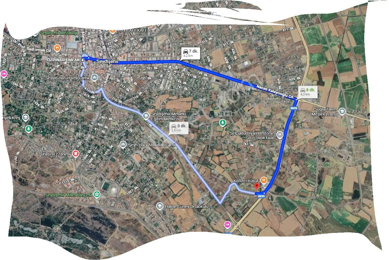 Özpınar,dansatılık Arsa 427 M2 3.kat İmarlı Antalya Çevre Yoluna 50 M. - Görsel 2