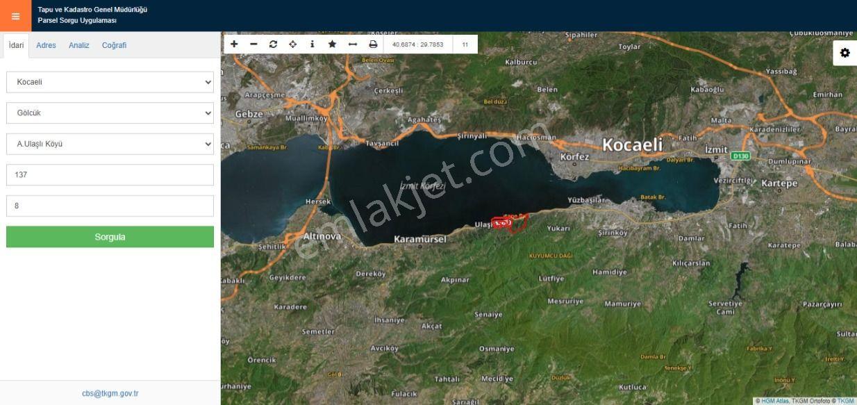 Kaçmaz Emlaktan Kocaeli Gölcükte Satılık İmarlı 861m2. Arsa - Görsel 5