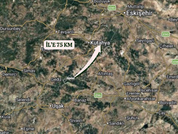 Kütahya Gediz Çukurören Köyü’nde 10.379 M² Tarla Satılıktır - Görsel 6