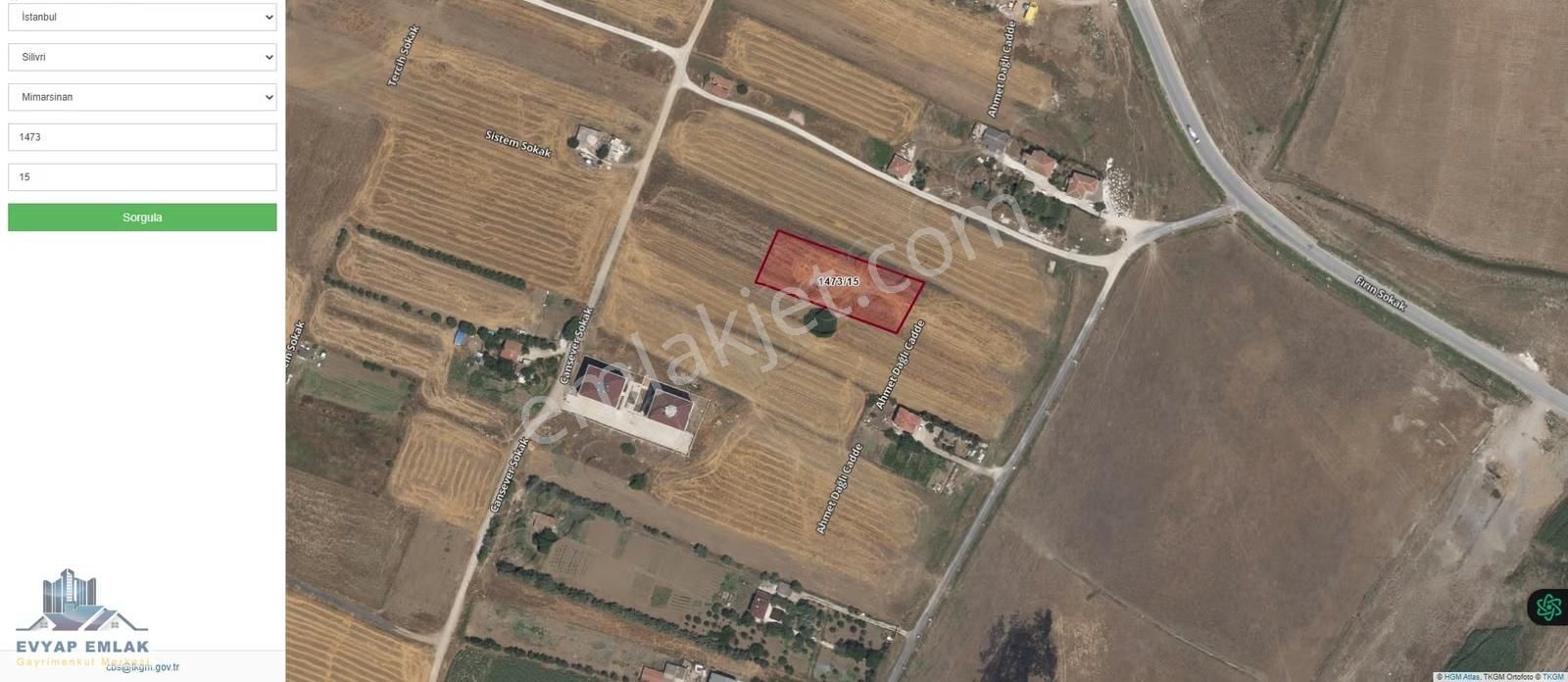 Evyap'tan Silivri Pirimehmetpaşa 131.20 M2 Satılık Arsa