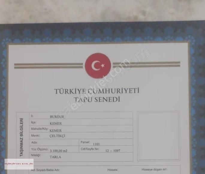 Kemer Kemer De Antalya Burdur Asfalt Yoluna Cepeli 3100 M2 - Görsel 11