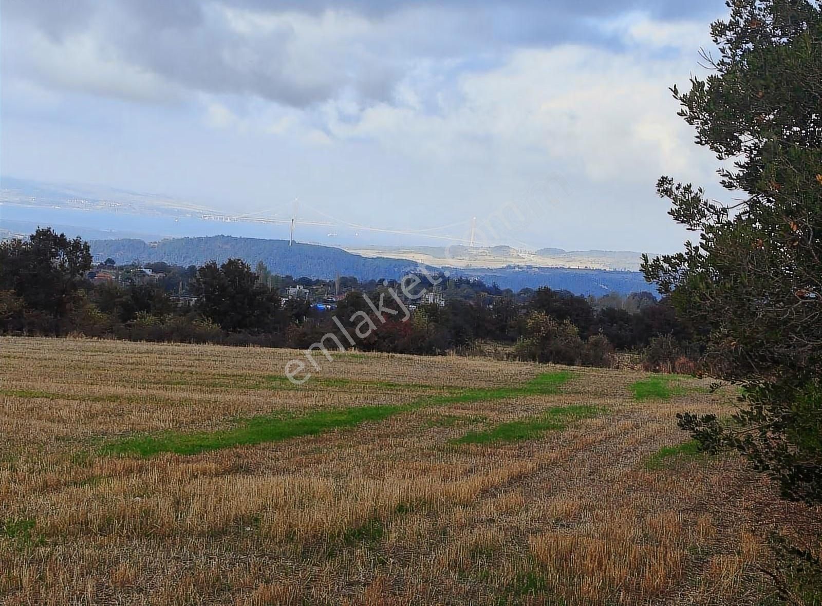 Çanakkale Merkez Köyde Boğaz Manzaralı Satılık Tarla - Görsel 6
