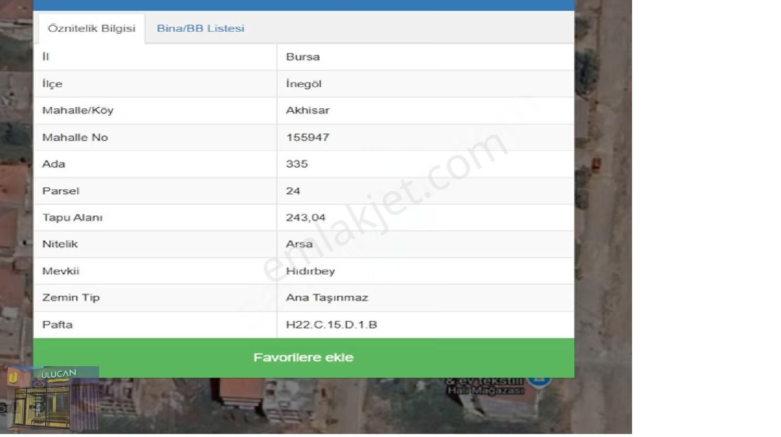 Bursa İnegöl Akhisar Da Satılık 3 Kat 6 Dairelik Arsalar - Görsel 2
