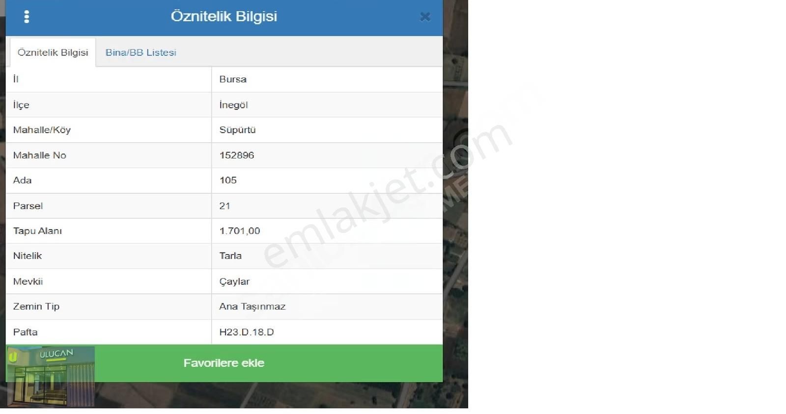 İnegöl Süpürtüde Satılık Mükemmel Tarla - Görsel 4