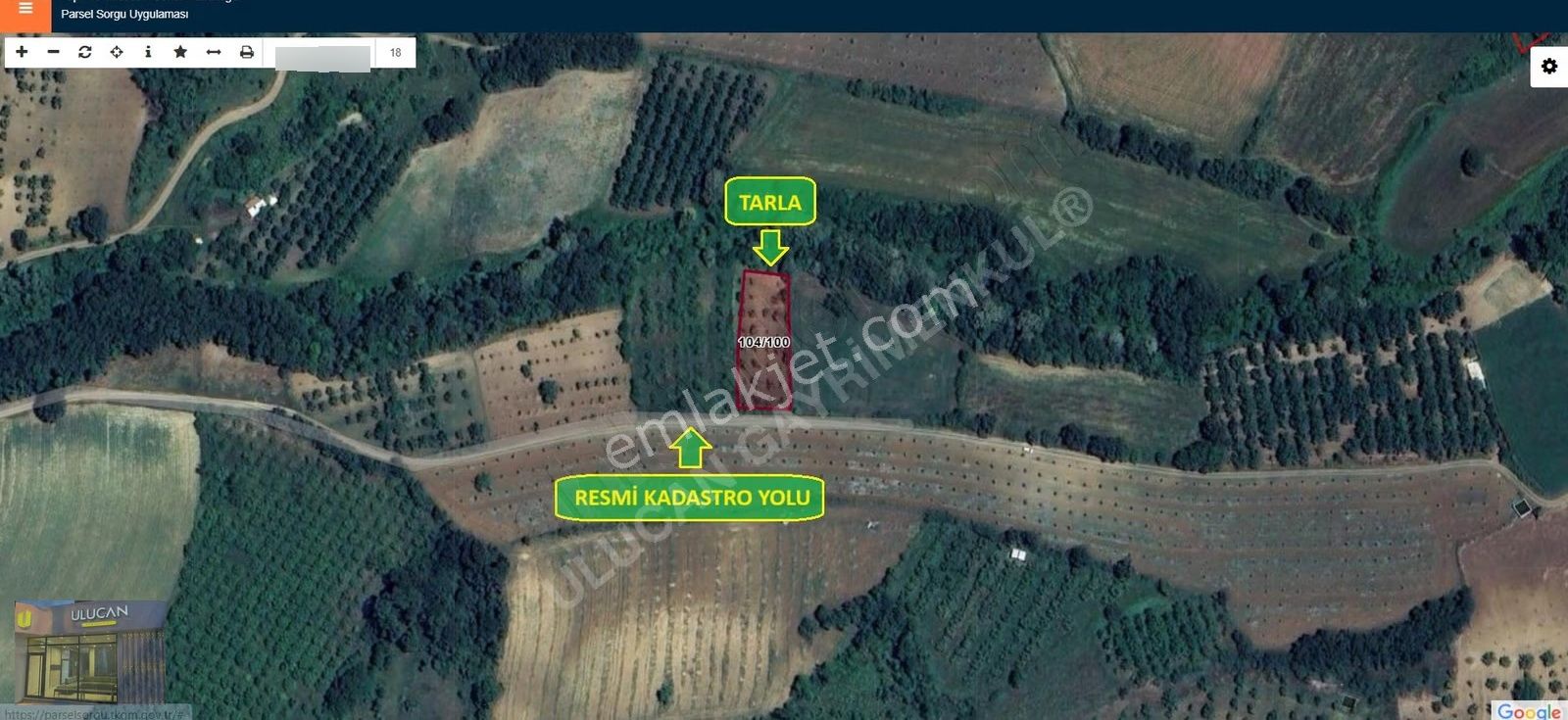 Ulucan'dan İnegöl Gündüzlü'de Satılık Fırsat Tarla