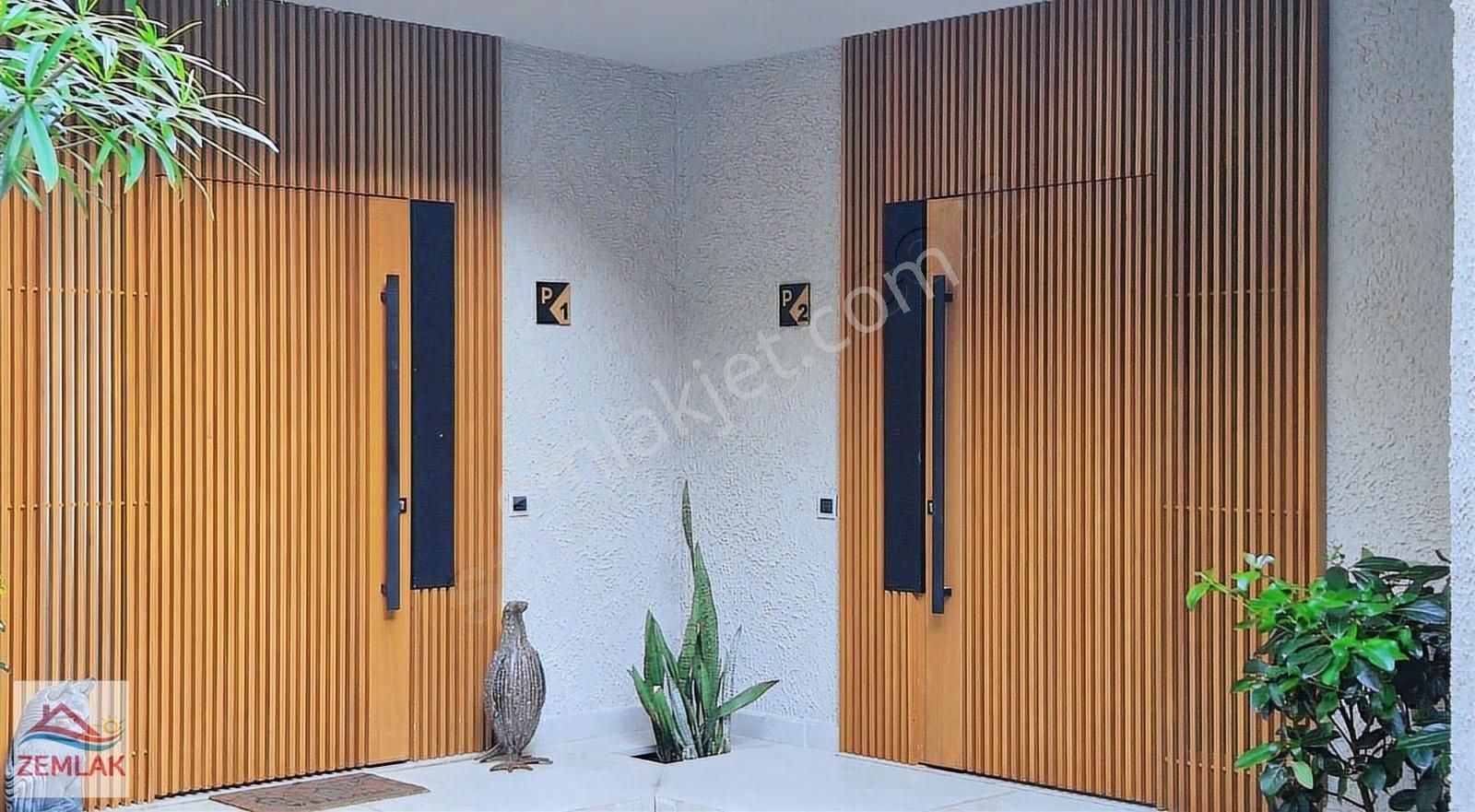 Asarlık'ta Denize Sıfır Özel Plajlı Sitede Bahçe Katı Rezidans - Görsel 29