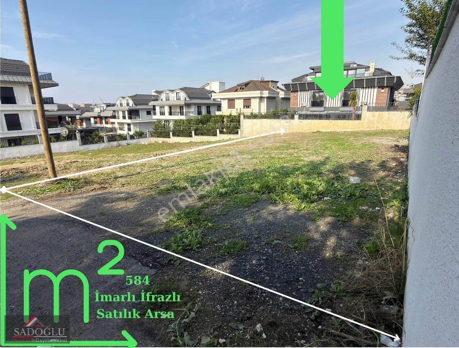 Beylikdüzü Gürpınar'da Satılık İmarlı Arsa 584m2