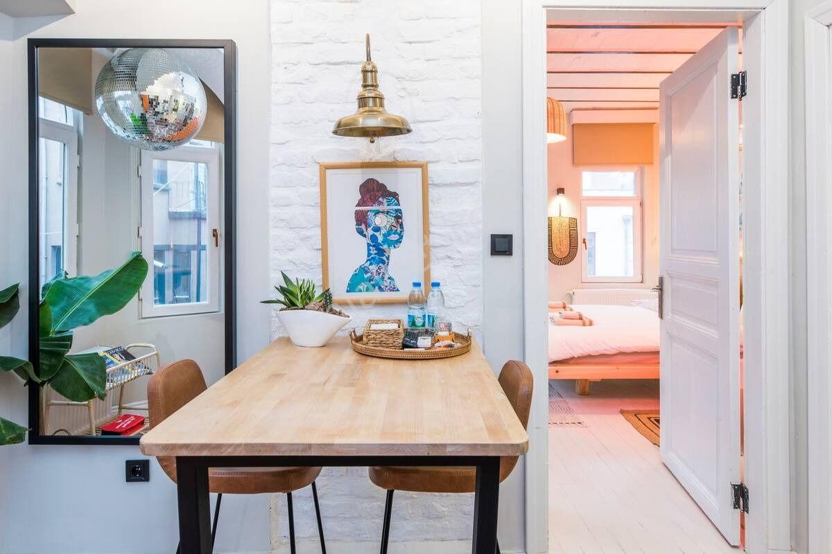 Beyoğlu Galatasaray Da 2 Kat Full Eşylı 1+1 Daire - Görsel 7