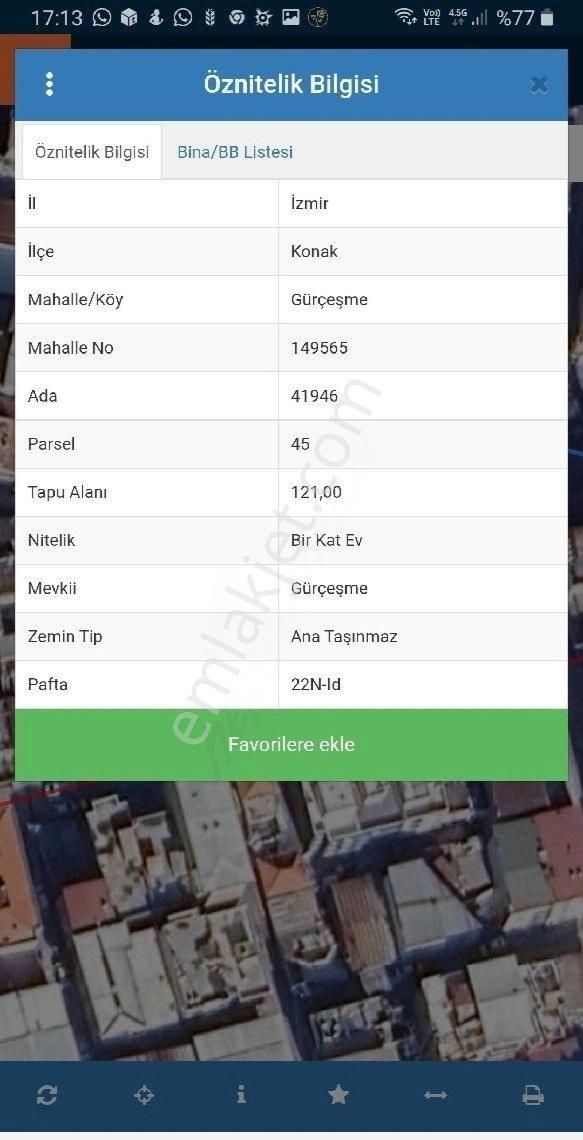 İzmir Konak Mehtap Mahallesinde//uçanyola Yakın/tünellere 2dk Mesafede//tektapu Satılık Arsa - Görsel 7