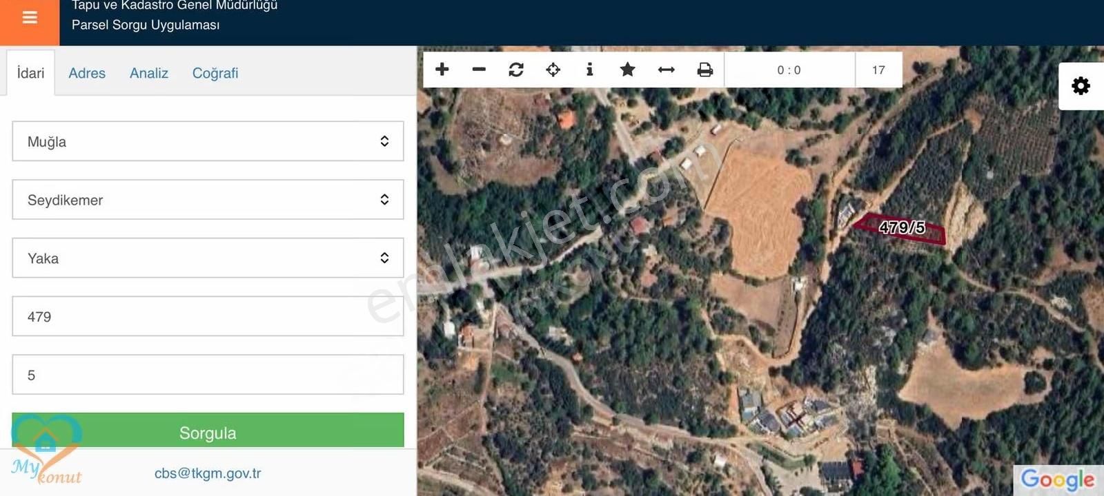 Mykonut'tan Seydikemer Yaka Mahallesinde Satılık Tarla - Görsel 4