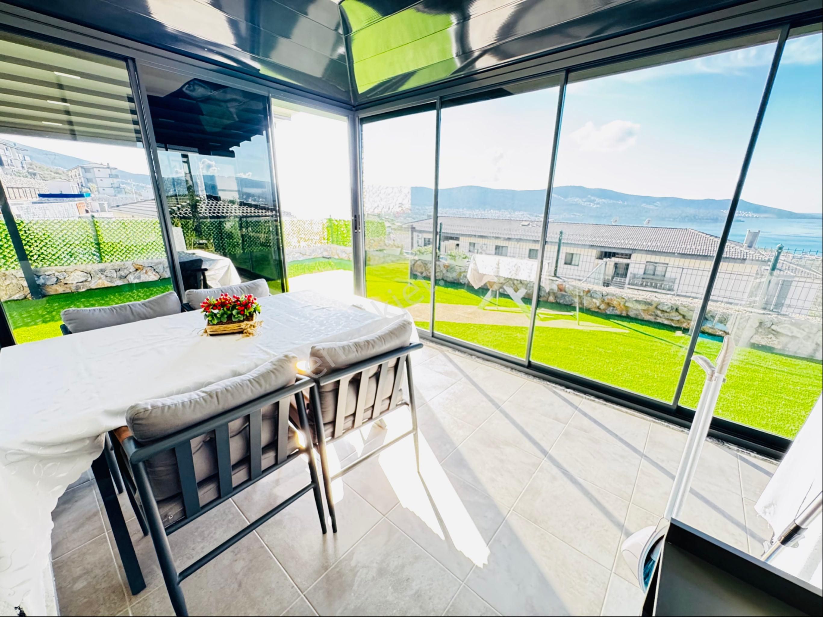 Akbük’te Köşe Bahçe Katı 2+1 – Havuz & Deniz Manzaralı – Eşyalı Satılık - Görsel 14