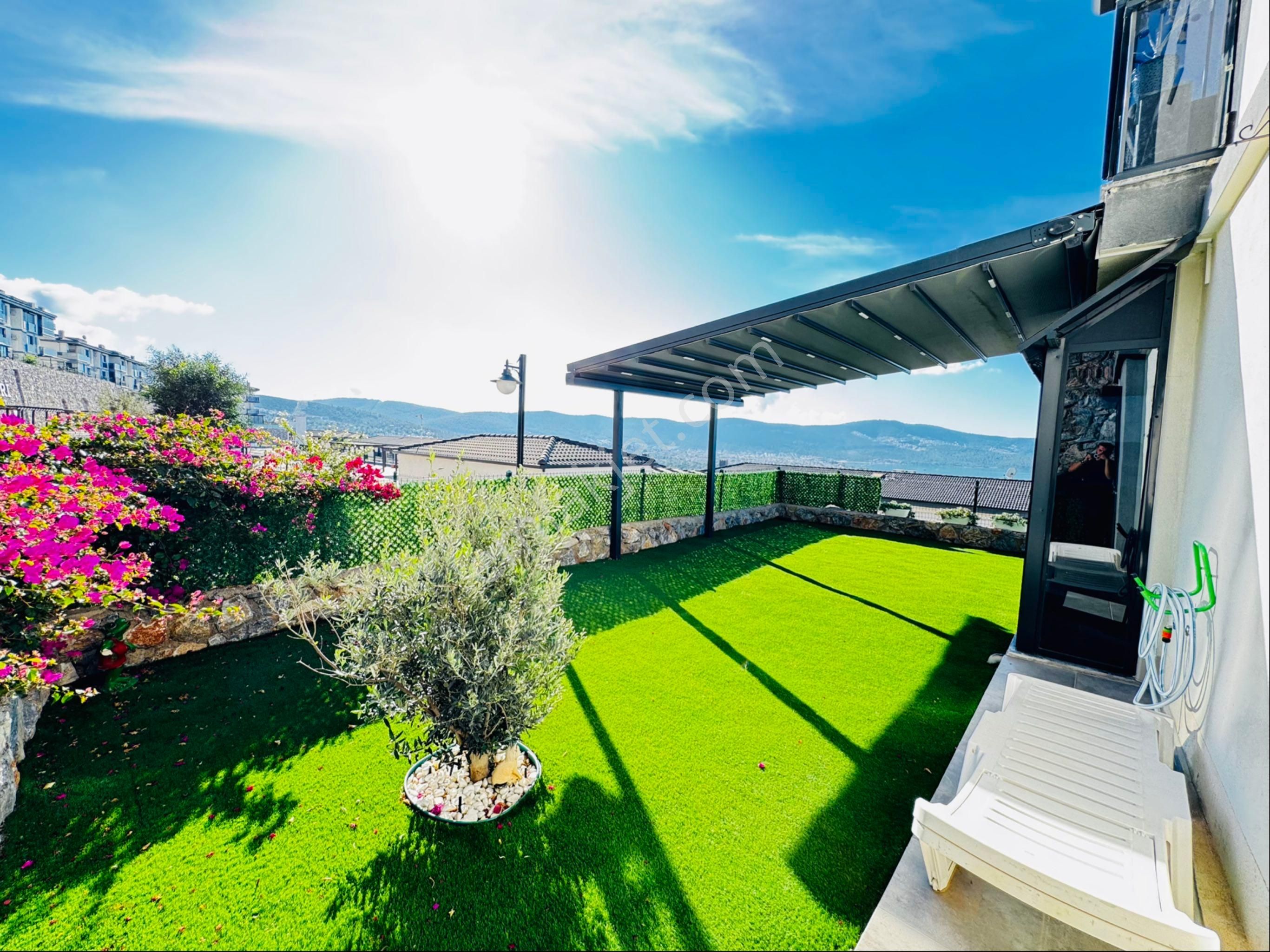 Akbük’te Köşe Bahçe Katı 2+1 – Havuz & Deniz Manzaralı – Eşyalı Satılık - Görsel 2