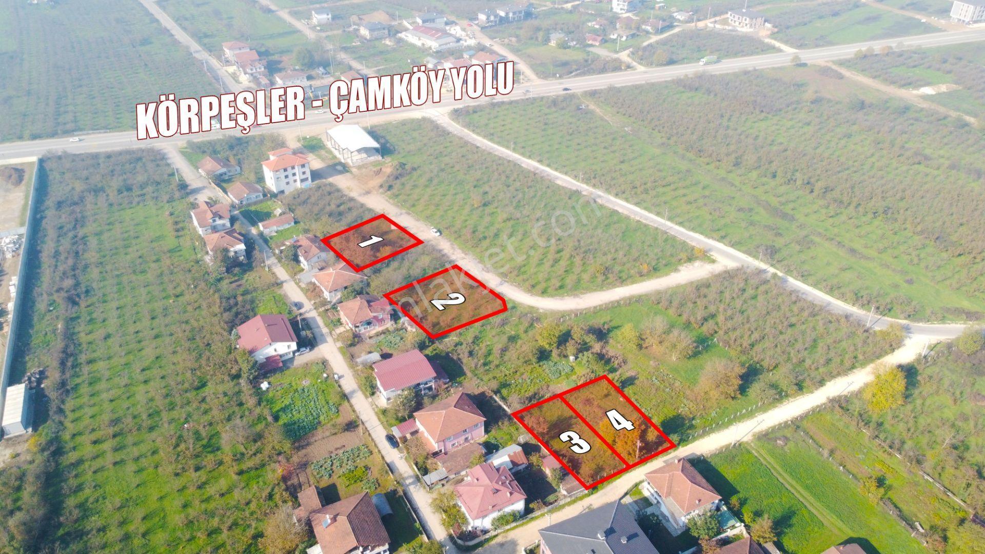 Çamköy Mh.de Bağlantı Yoluna Yakın 3 Kat İmarlı Satılık Arsalar