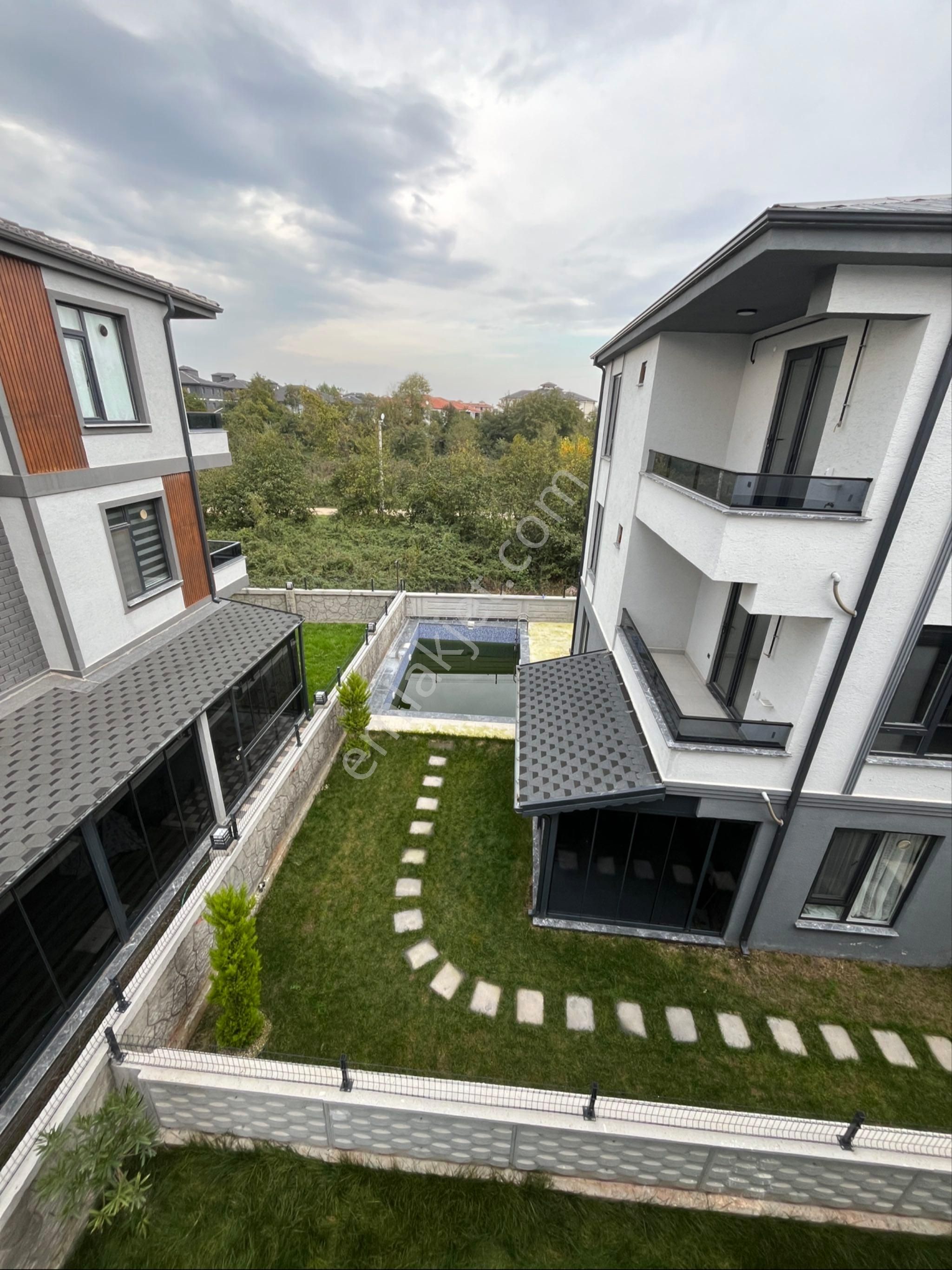 Sakarya Karasuda Cnrgayrimenkulenden Havuzlu Müstakil Bina - Görsel 20