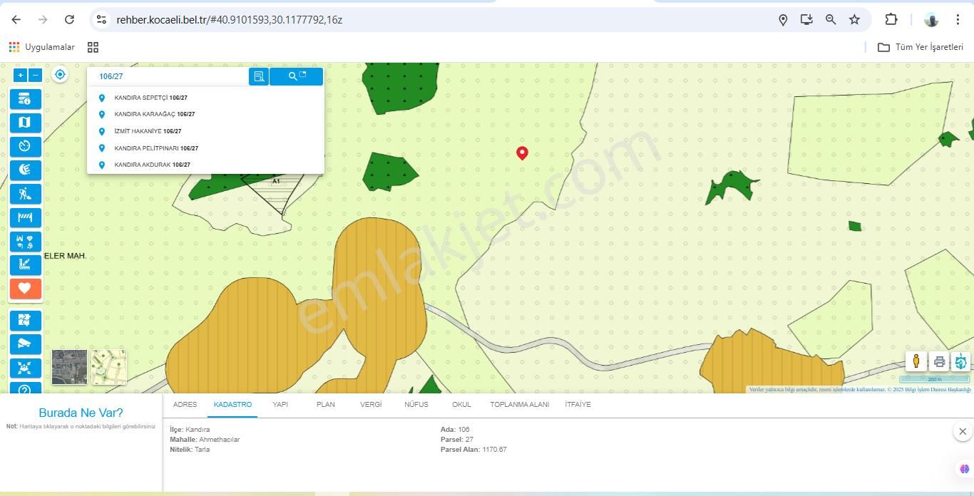 Kandıra/ahmethacılar Köyünde Yatırımlık 2 Adet Tarla. - Görsel 5
