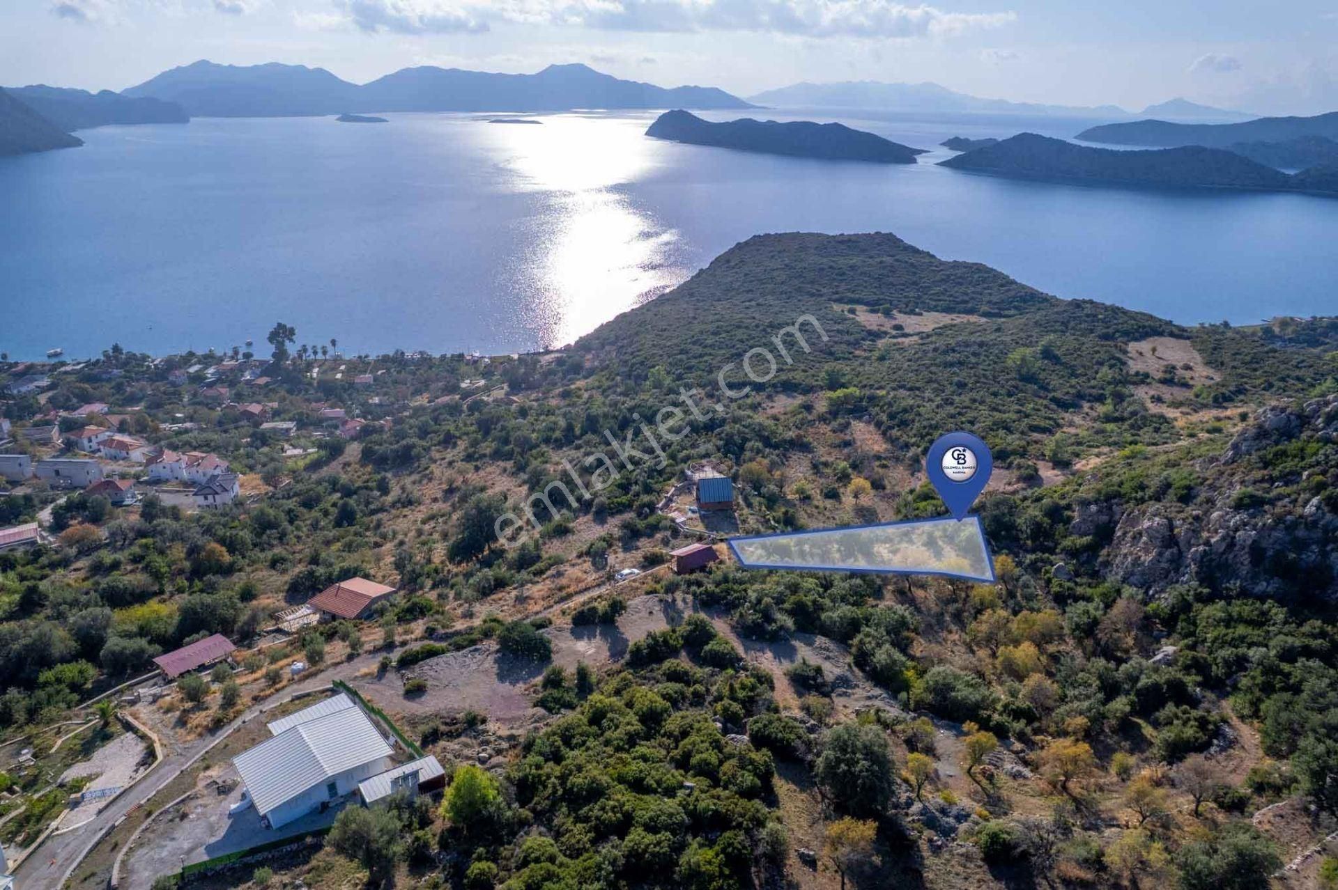 Cb Marina'dan Marmaris Söğütte Eşsiz Deniz Manzaralı 430m2 Tarla - Görsel 4