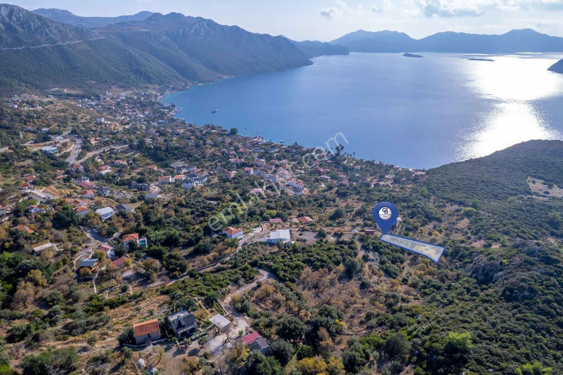 Cb Marina'dan Marmaris Söğütte Eşsiz Deniz Manzaralı 430m2 Tarla - Görsel 3