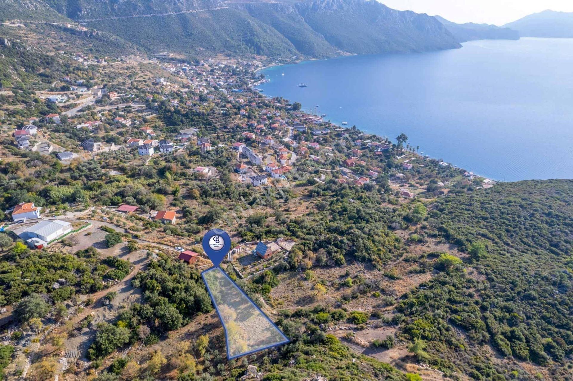 Cb Marina'dan Marmaris Söğütte Eşsiz Deniz Manzaralı 430m2 Tarla