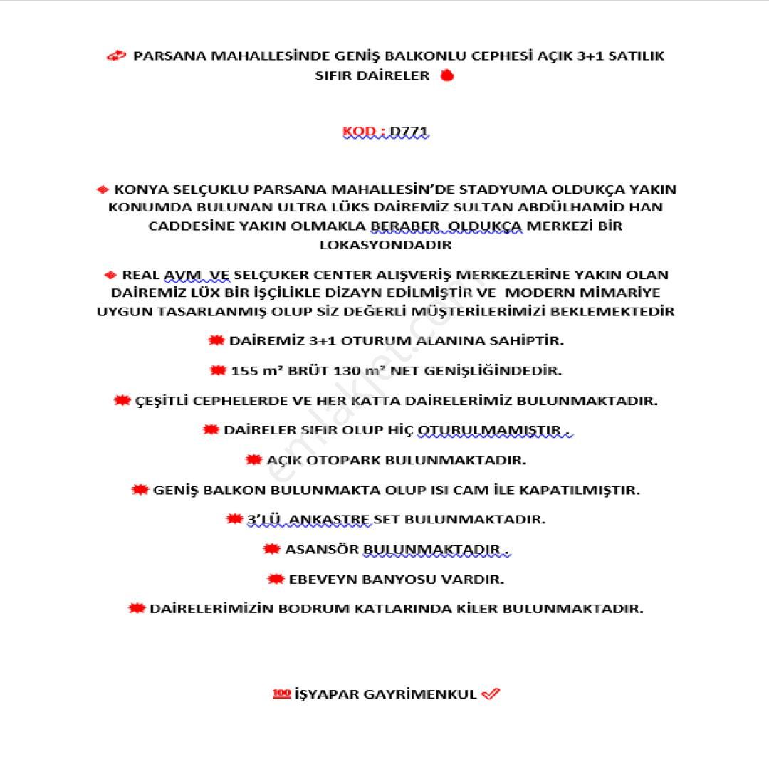 💫 Parsana Mahallesinde Geniş Ferah Yemek Odalı Cephesi Açık 3+1 Satılık Sıfır Daireler 🔥 - Görsel 10