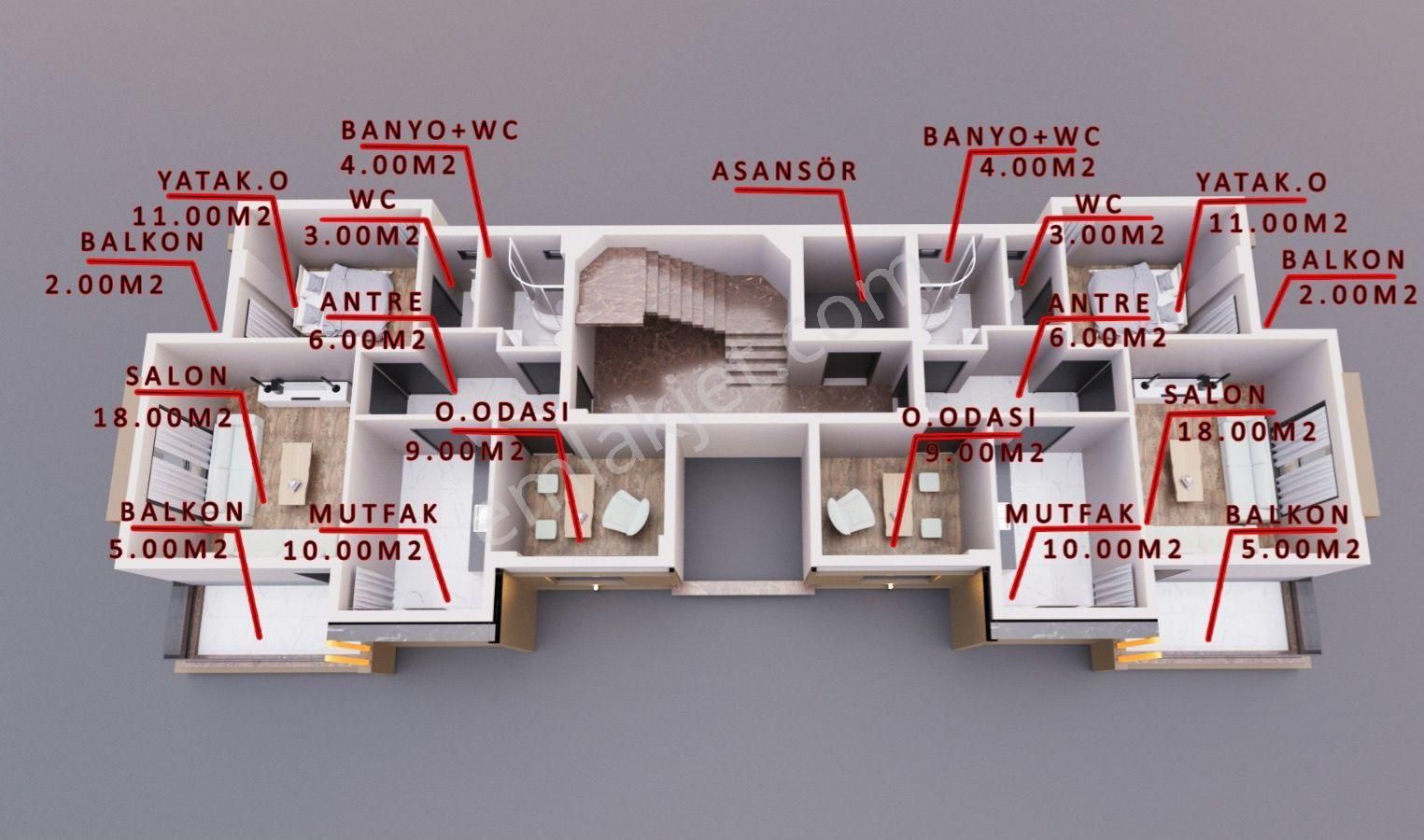 🏡 Varsak Aydoğmuş’ta Havuzlu, Sıfır, Ayrı Mutfaklı 2+1 Daireler! Tapu Hazır – 3.800.000 Tl - Görsel 4