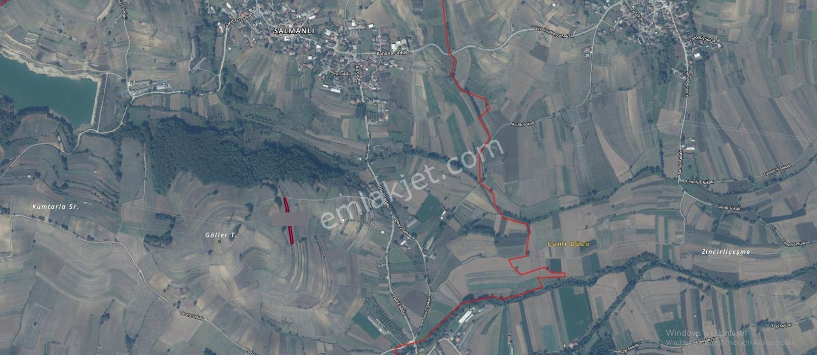 Şükran Gayrimenkul'den Salmanlıda Baraja Ve Köye Yakın Tarla - Görsel 10